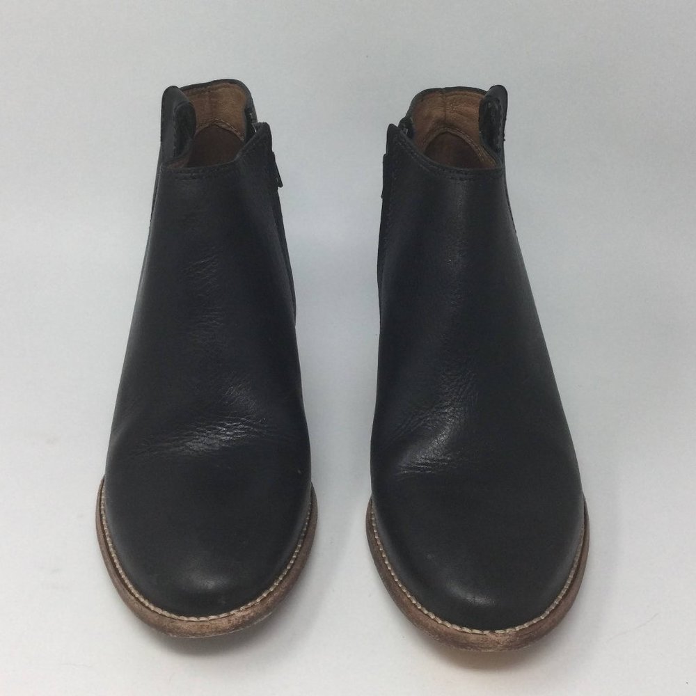 Madewell Billie Black Leather Ankle Boots 7.5 - Picture 2 of 7
